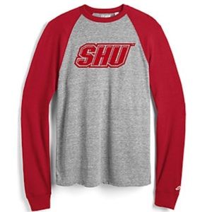 SACRED HEART UNIVERSITY baseball long sleeve tee!